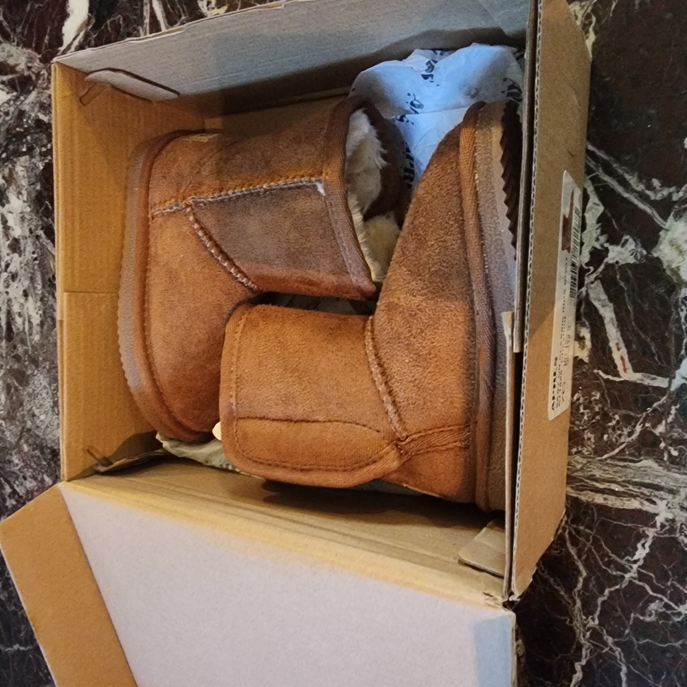 Cat & Jack Brown Kids Boots